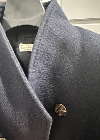 Düğmeli Siyah Uzun Kaban - Görsel 2