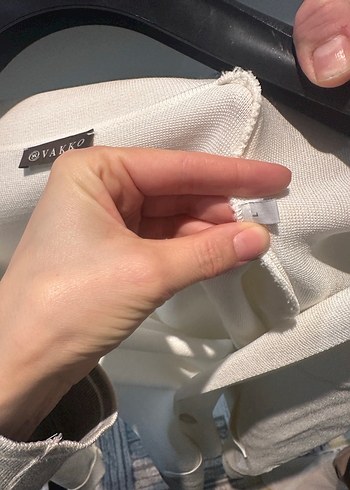 Düğmeli Beyaz erkek Midi triko blazer - Görsel 6