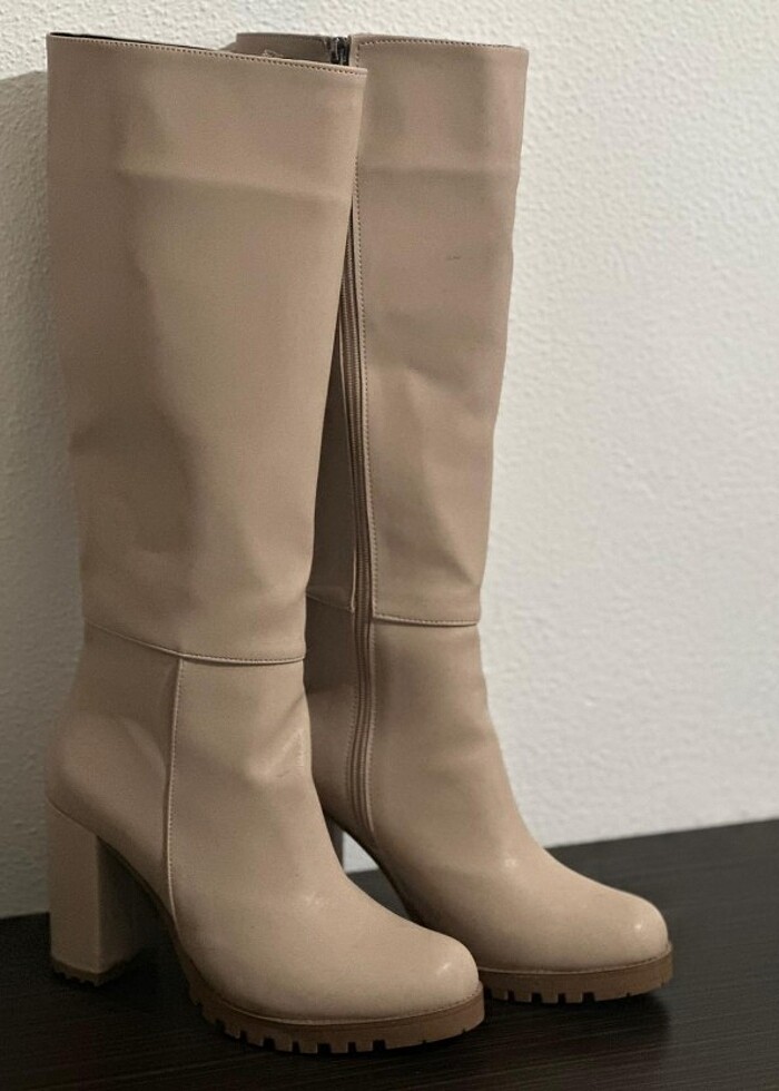 Ten rengi uzun çizme  - Görsel 3