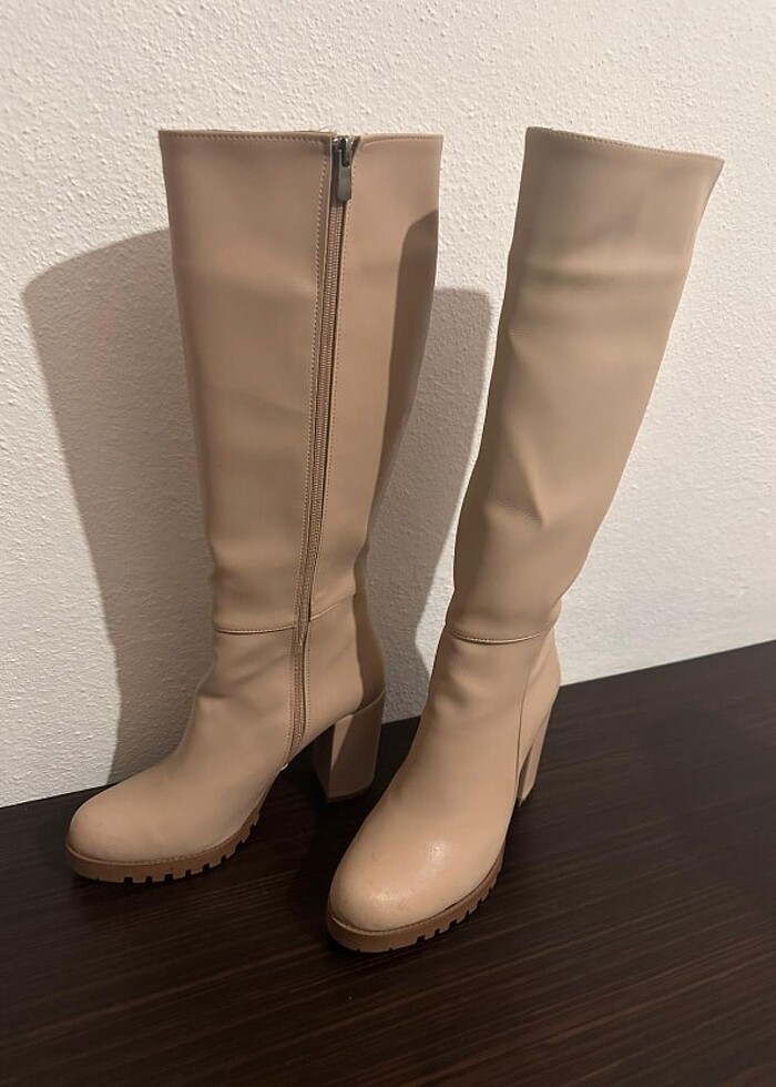 Ten rengi uzun çizme  - Görsel 4