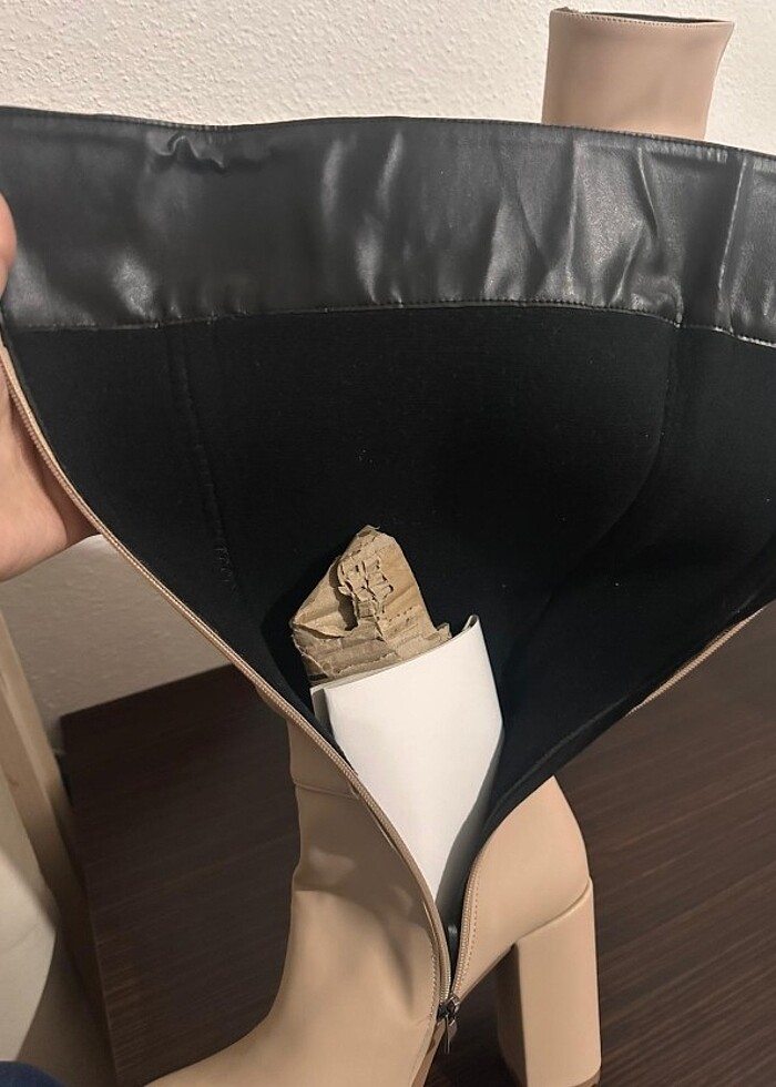 Ten rengi uzun çizme  - Görsel 5