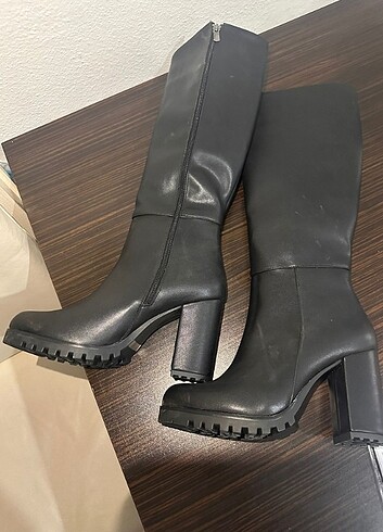 Uzun siyah çizme - Görsel 5