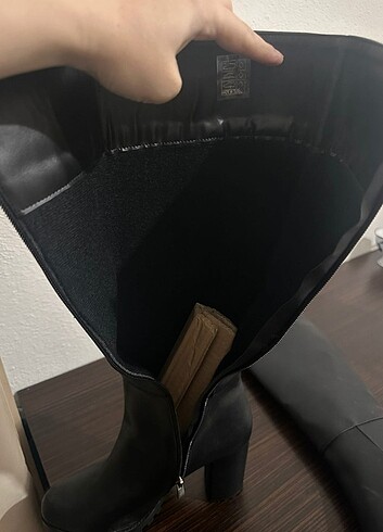 Uzun siyah çizme - Görsel 6