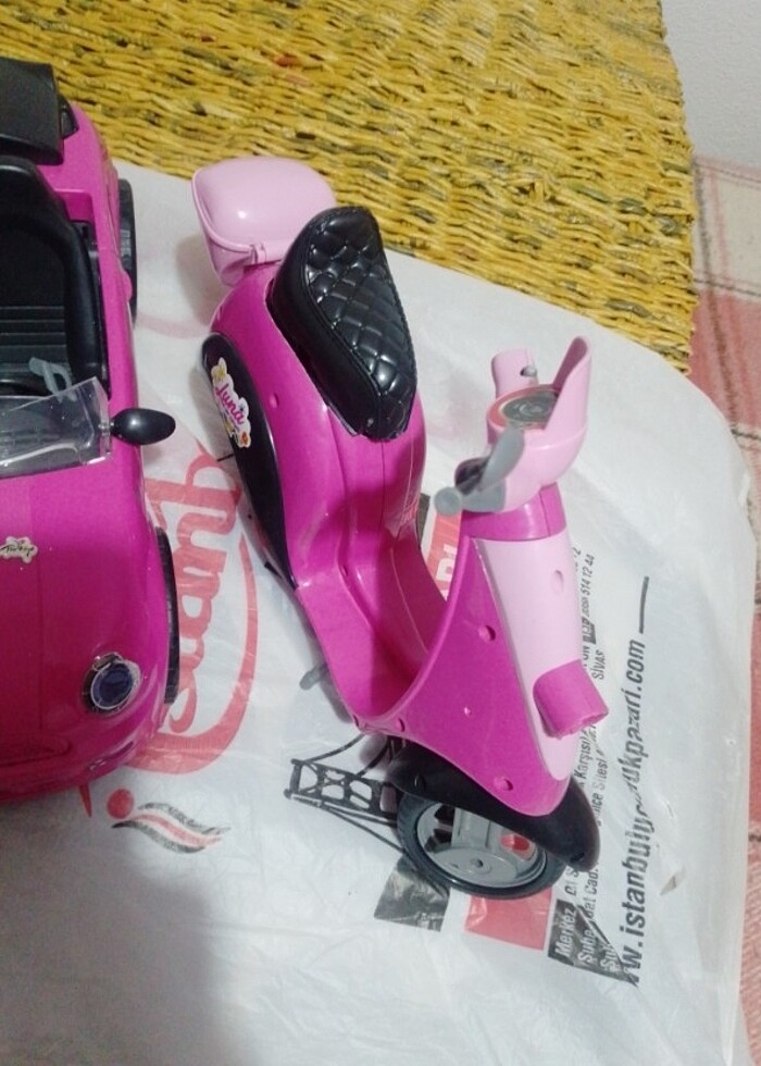 Barbie bebekler için motor ve araba - Görsel 2