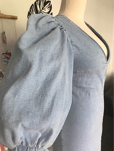 s Beden Günlük Denim Elbise