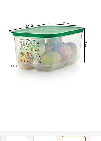 Tupperware sera 4.4 litre