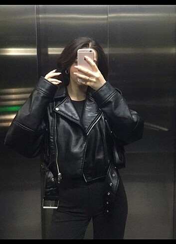 xs Beden ZARA DERİ CEKET