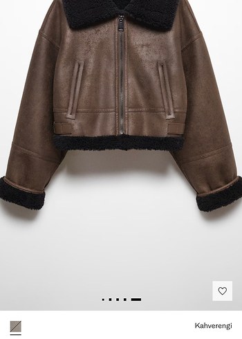 Kahverengi Kürklü Deri Kadın Ceket - Görsel 3