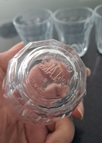 Vintage Love 6'lı Küçük Cam Bardak Seti