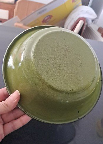  Beden Vintage Emaye Derin Tabak[20 cm ]