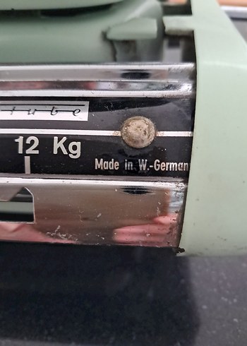  Beden Vintage Stube Bati Alman Retro Mekanik Mutfak Tartısı.[12lg]