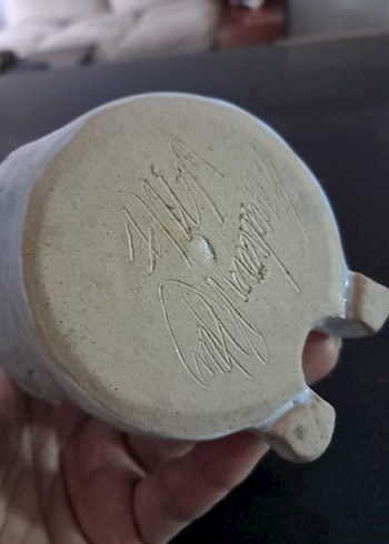 Vintage England Seramik Sanatçı imzali Obez Kedi Ailesi. - Görsel 5