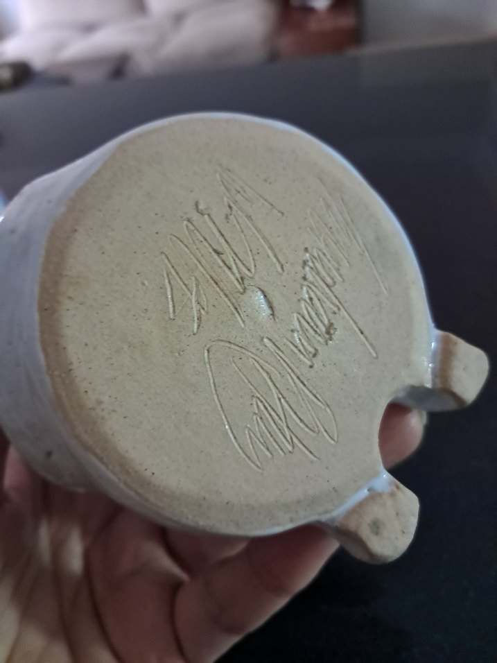 Vintage England Seramik Sanatçı imzali Obez Kedi Ailesi. - Görsel 5