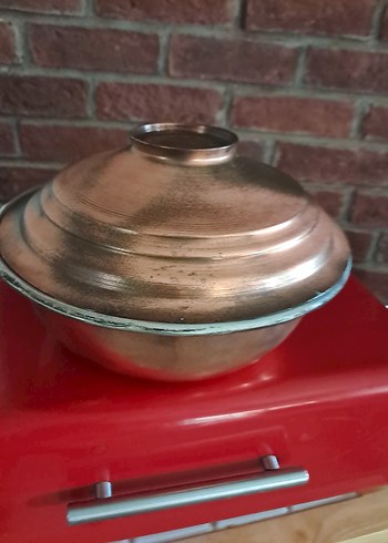 Vintage Bakır Yemek Tenceresi