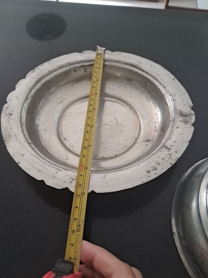 Vintage Bakır Kırpıkli Kapakli Pilavlik 23 cm - Görsel 5