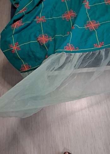 Vintage Etamin İşleme Örtü 1.95x 130 cm. - Görsel 7