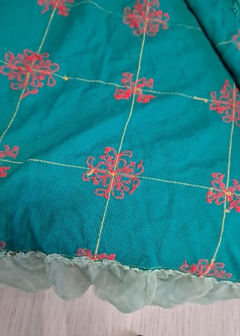 Vintage Etamin İşleme Örtü 1.95x 130 cm. - Görsel 5