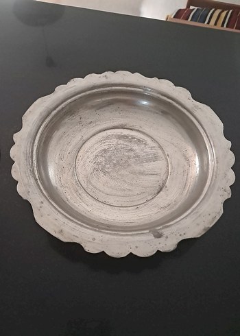 Vintage Bakır Kırpıkli Pilavlik 24 cm çapinda - Görsel 3