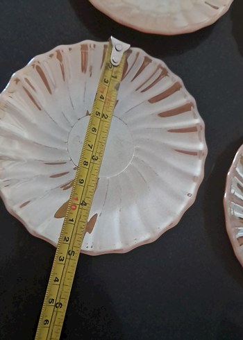 Vintage Termocrisa Mexico Fincan Tabağı .Adet fiyati - Görsel 4