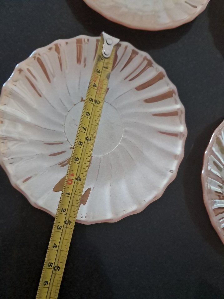 Vintage Termocrisa Mexico Fincan Tabağı .Adet fiyati - Görsel 4