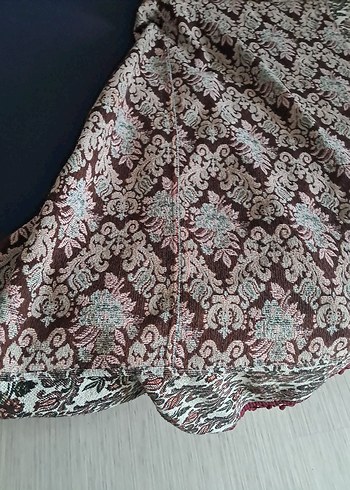 Vintage goblen kumaş örtü 1.70x 205 - Görsel 4