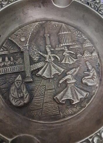 Diğer Vintage Pirinç Mevlana Semazen Küllük
