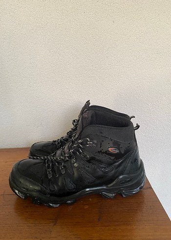 Siyah Erkek Biker Lastik Bağcıklı Bot - Görsel 7