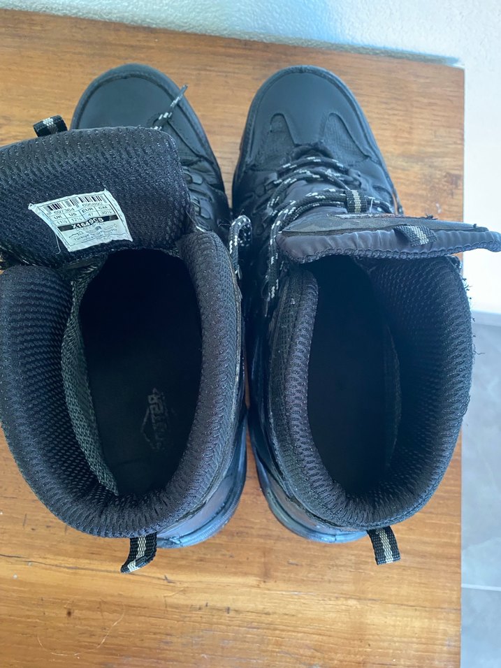 Siyah Erkek Biker Lastik Bağcıklı Bot - Görsel 4