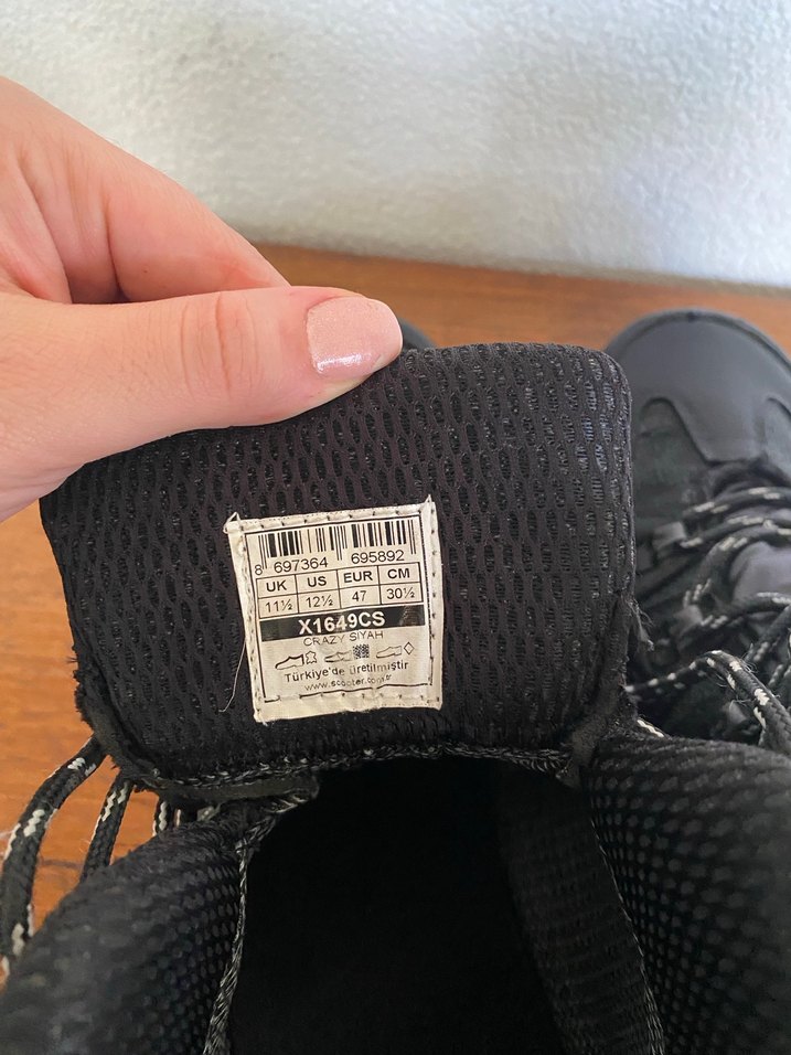 Siyah Erkek Biker Lastik Bağcıklı Bot - Görsel 5