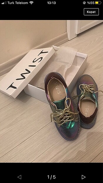 Twist çok renkli ayakkabı
