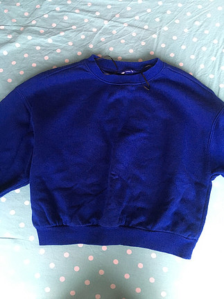 H&M mavi sweatshirt
