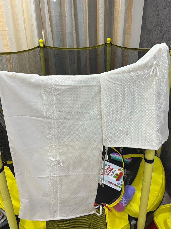 Beşik Örtüsü ve Kenar Minderi - Görsel 3