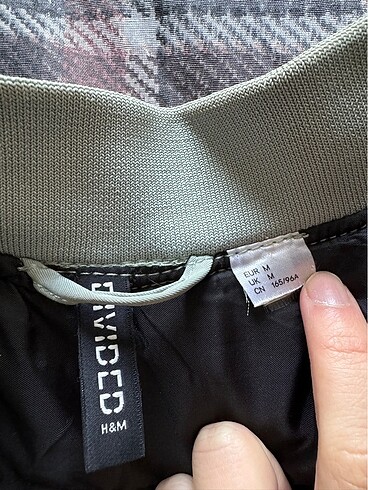 m Beden H&M su yeşili bomber ceket