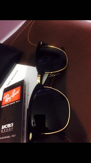 xs Beden siyah Renk Rayban gözlük tek sefer kullanıldı