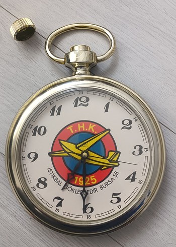 Beden Vintage... Türk Hava Kurumu Duvar Saati.