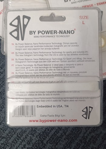 By Power-Nano Performans Bileklik Altın Renk - Görsel 2