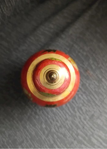 Vintage Kapaklı Pirinç Urna - Görsel 3