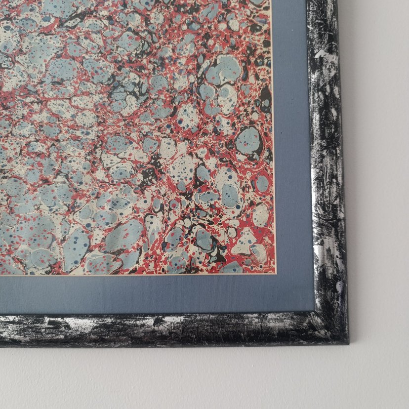 El Yapımı Ebru Tablo - Görsel 2