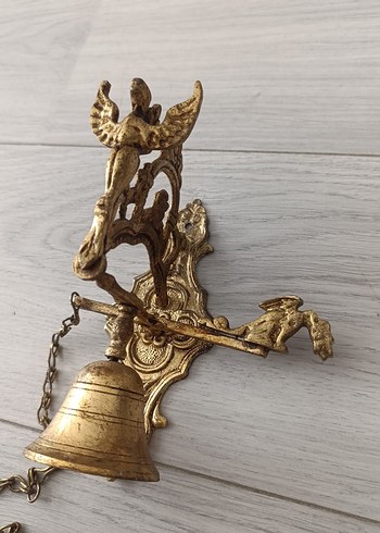 Beden 1980'ler _ 1990'lar Pirinç Malzemeden İmal Kapı Çanı - Zili