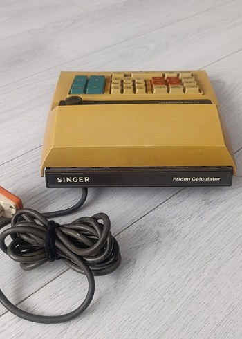 Singer Marka Elektrikli Hesap Makinesi  
Vintage Koleksiyonluk - Görsel 7