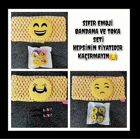 SIFIR EMOJİ TOKA SETLERİ