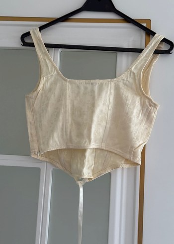 Stradivarius Düğmeli Büstiyer Midi Boy