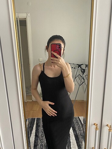Siyah elbise - Görsel 5
