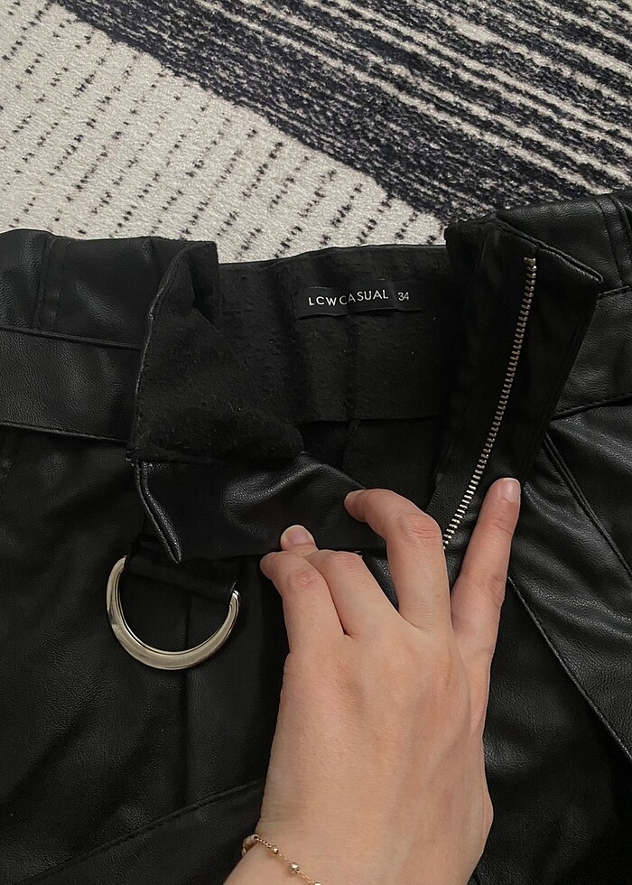 Deri şort - Görsel 5