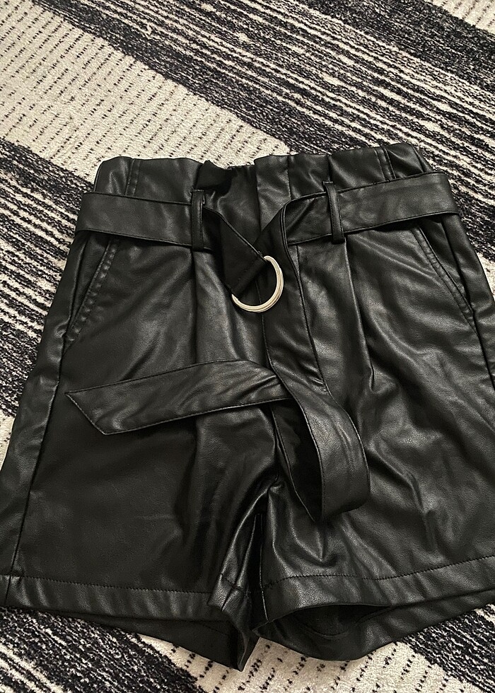 Deri şort - Görsel 3