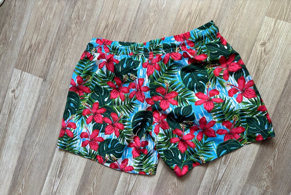 Çiçek Desenli Renkli Unisex Mini Mayo - Görsel 2