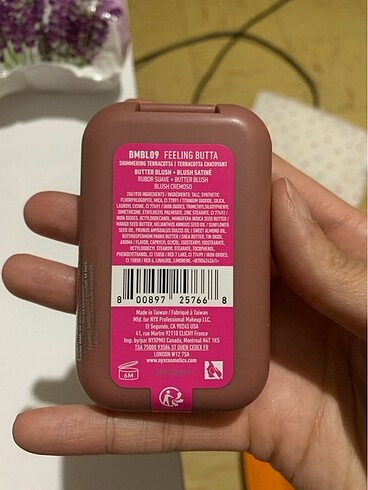 NYX nyx buttermelt allık 09 feeling butta