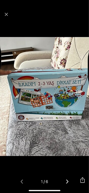 2-3 yaş çocuk akademi dikkat seti