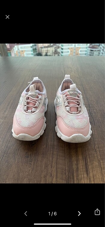 Kinetik kız bebek spor ayakkabı