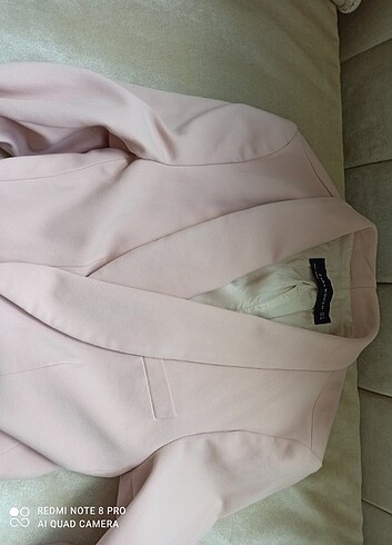 xs Beden Zara pudra pembe blazer